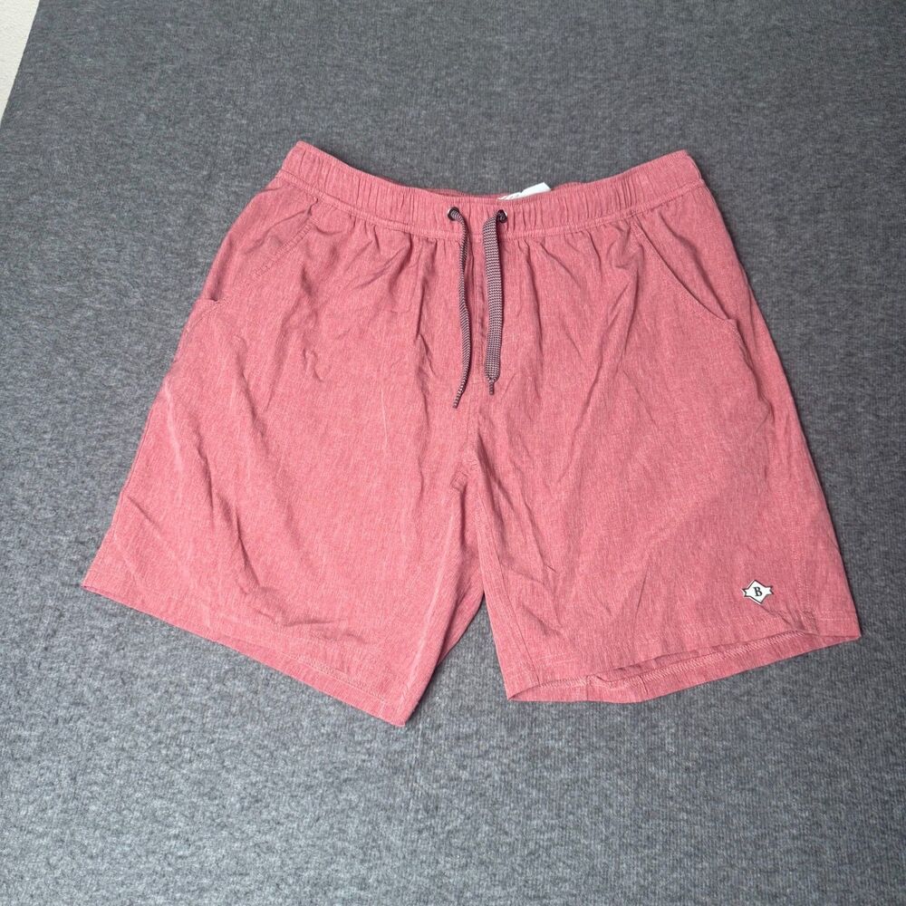 Burlebo Lined Shorts Mens Medium Pink 4-Way Stretch